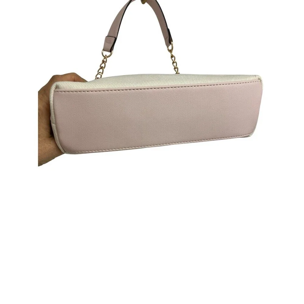Juicy Couture Hobo Bag Womens Small Cream Pink Strawberry Charm Y2K